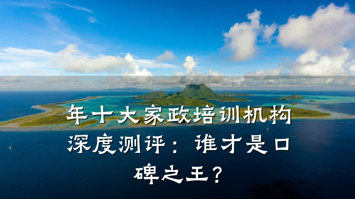 年十大家政培训机构深度测评:谁才是口碑之王?