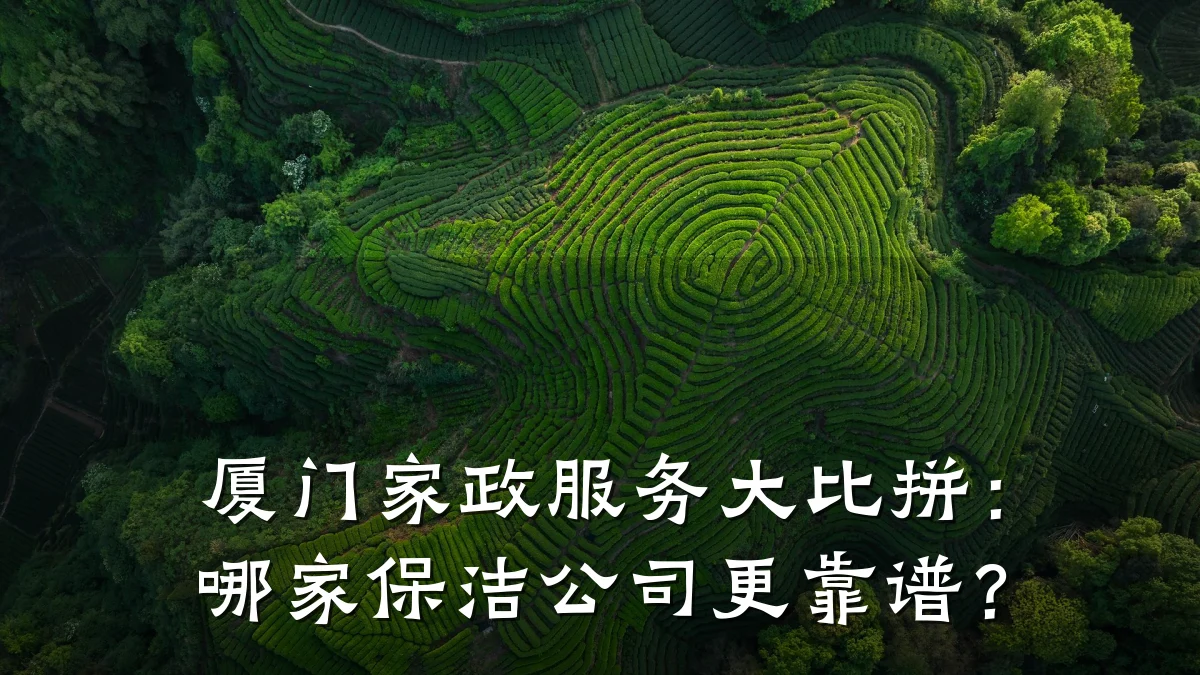 厦门家政服务大比拼：哪家保洁公司更靠谱？
