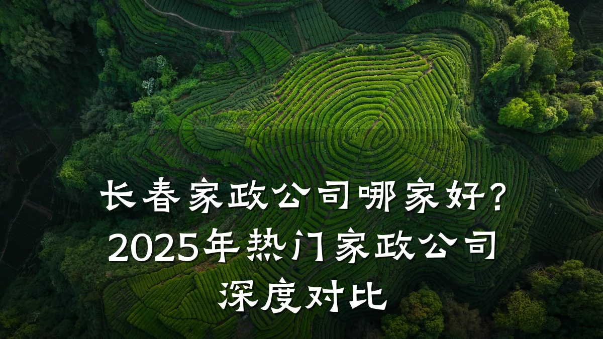 长春家政公司哪家好?2025年热门家政公司深度对比