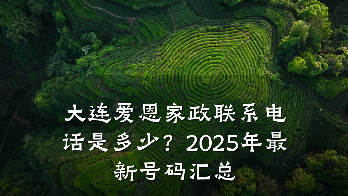 大连爱恩家政联系电话是多少?2025年最新号码汇总