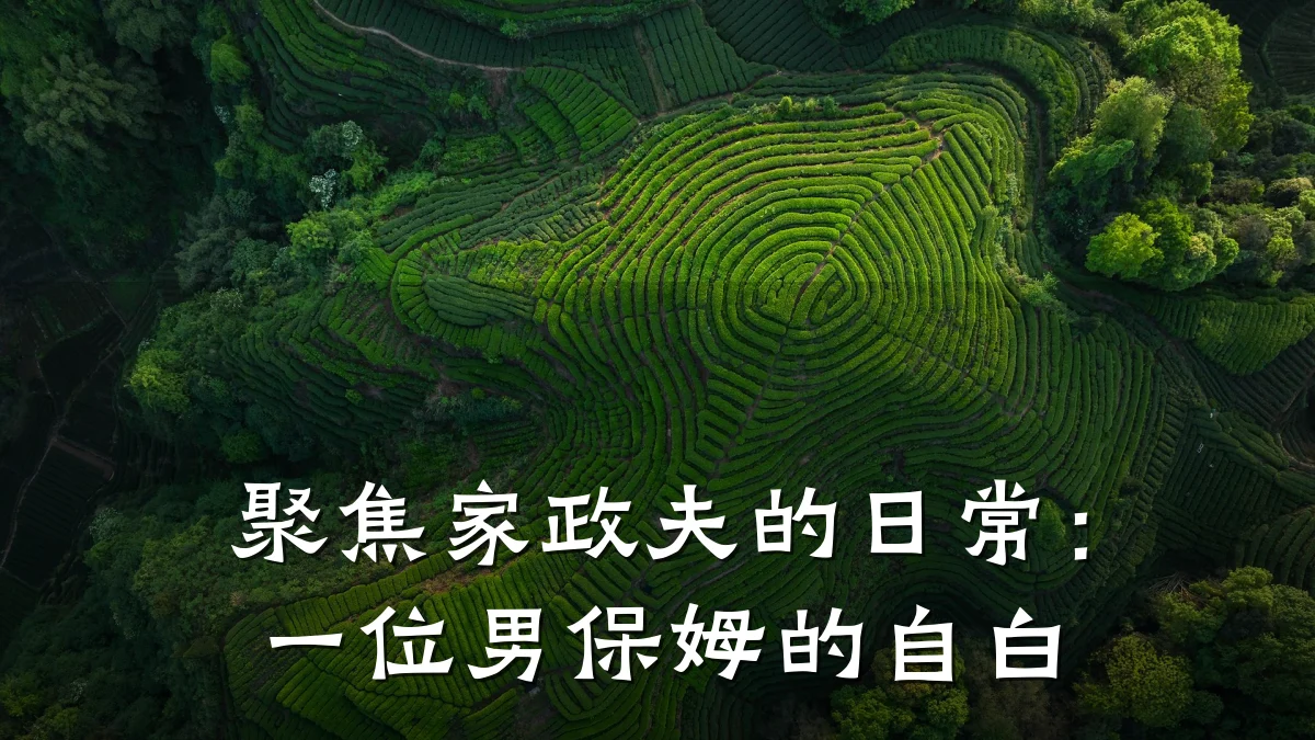 聚焦家政夫的日常:一位男保姆的自白