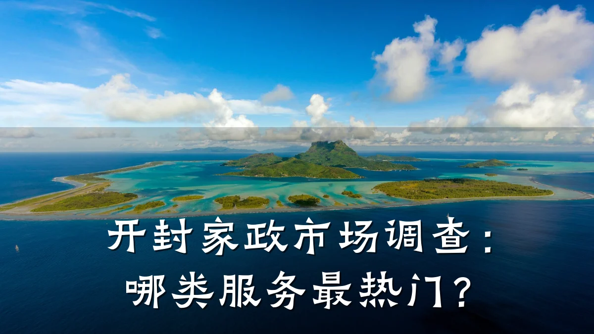 开封家政市场调查:哪类服务最热门?