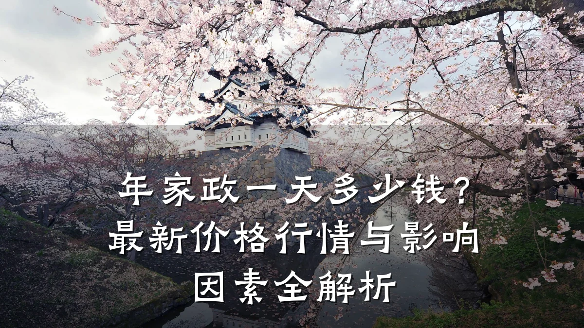 年家政一天多少钱?最新价格行情与影响因素全解析