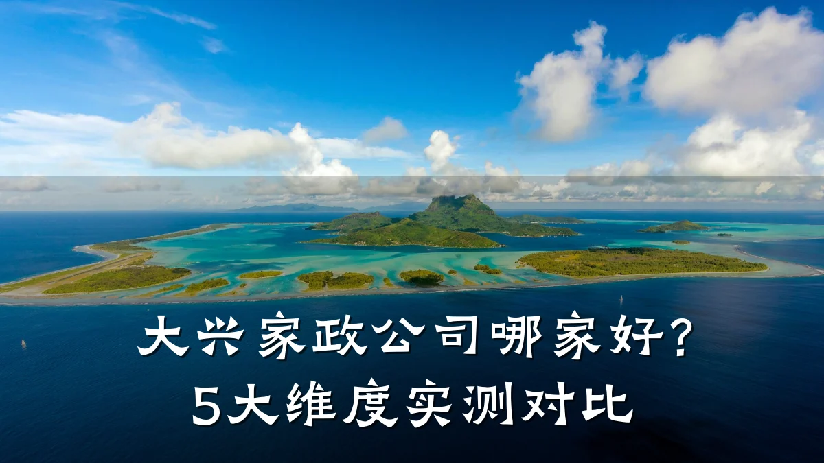 大兴家政公司哪家好?5大维度实测对比