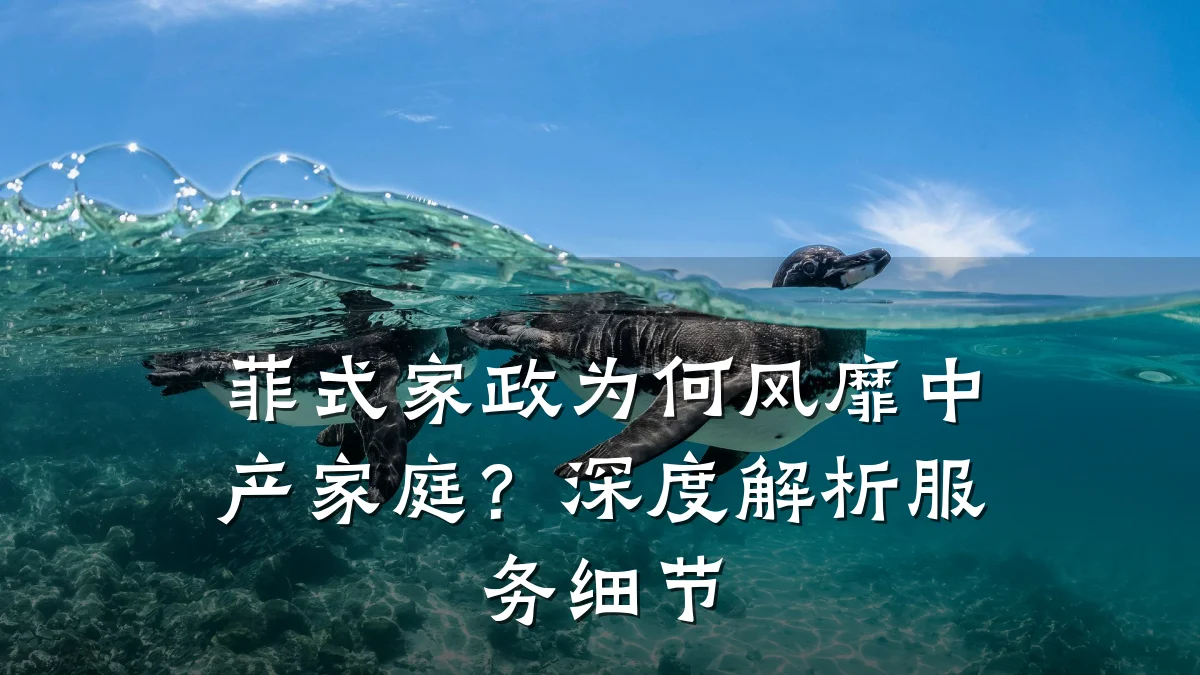 菲式家政为何风靡中产家庭?深度解析服务细节