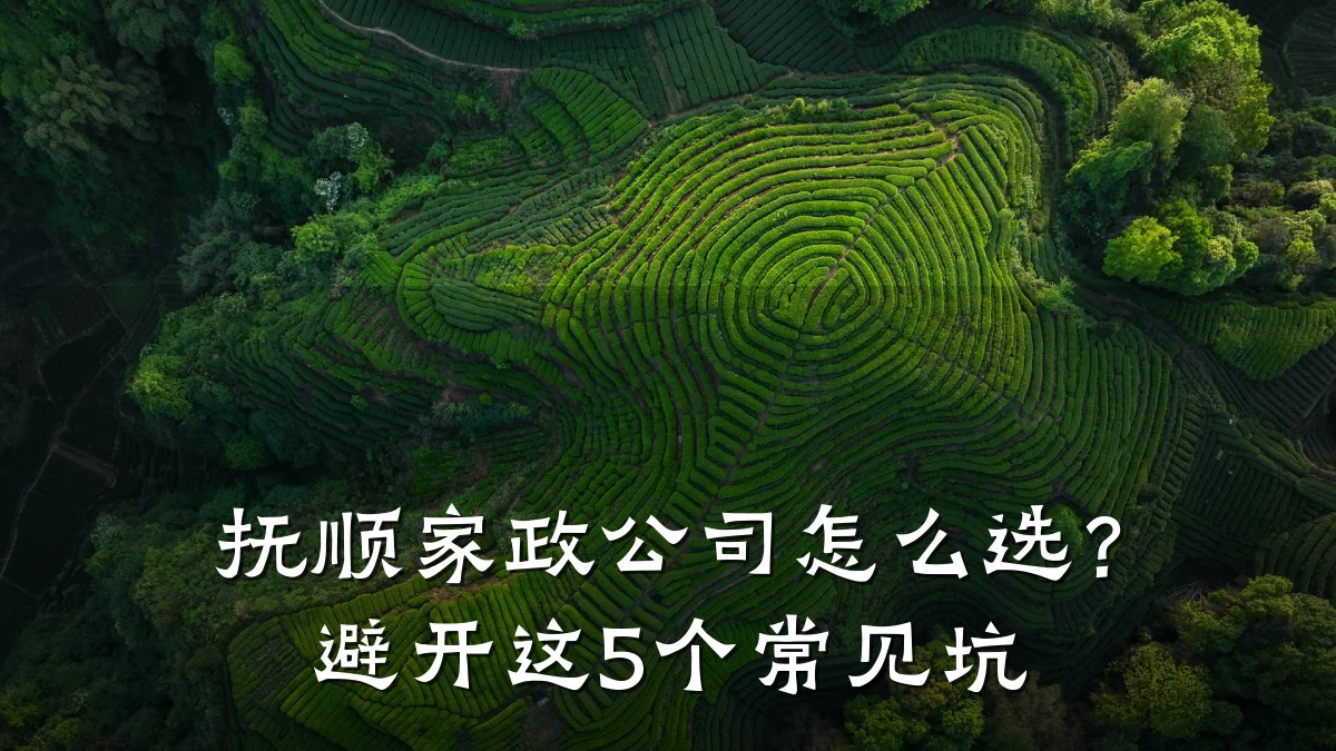 抚顺家政公司怎么选?避开这5个常见坑