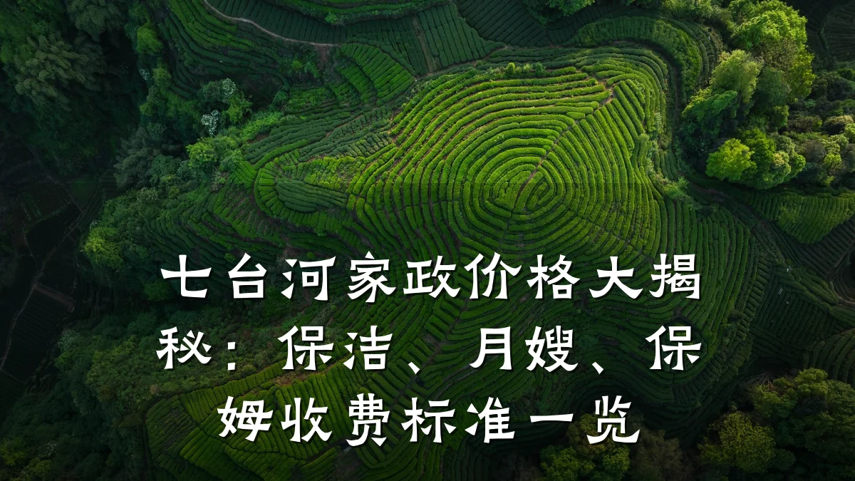七台河家政价格大揭秘:保洁、月嫂、保姆收费标准一览