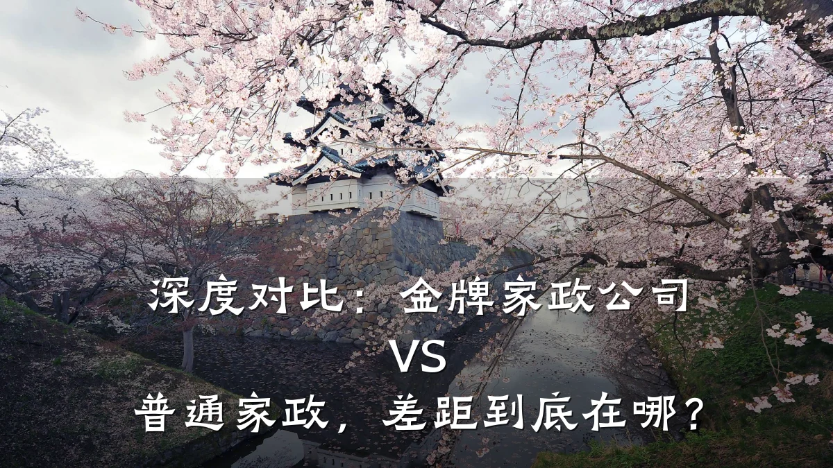 深度对比：金牌家政公司 VS 普通家政，差距到底在哪？