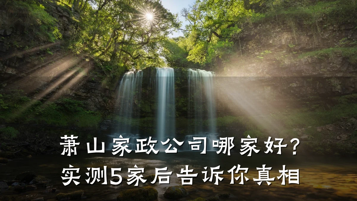 萧山家政公司哪家好?实测5家后告诉你真相