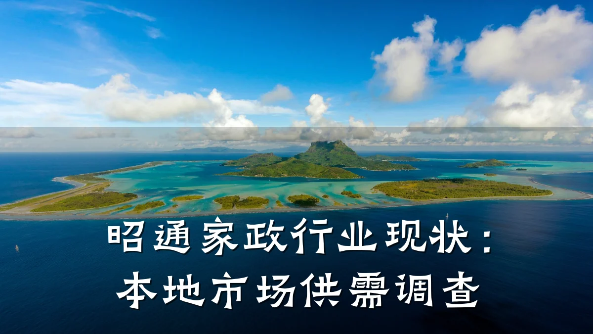 昭通家政行业现状:本地市场供需调查