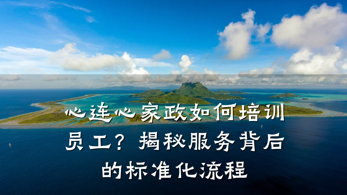 心连心家政如何培训员工?揭秘服务背后的标准化流程