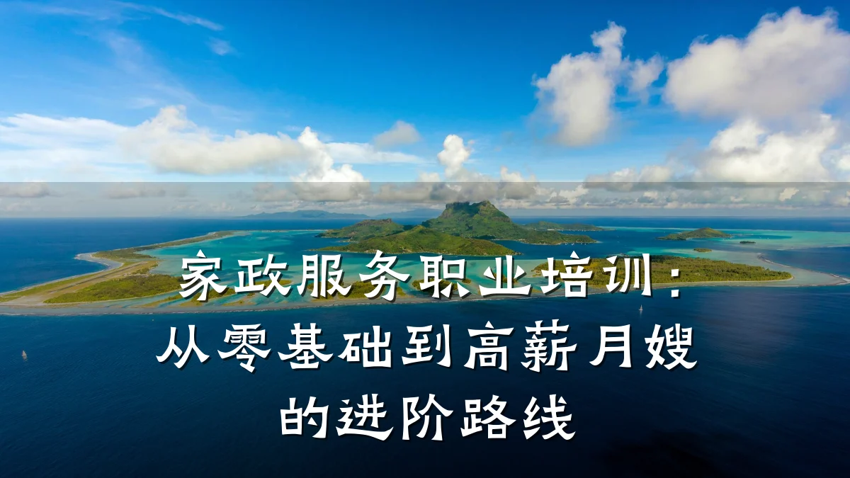 家政服务职业培训:从零基础到高薪月嫂的进阶路线