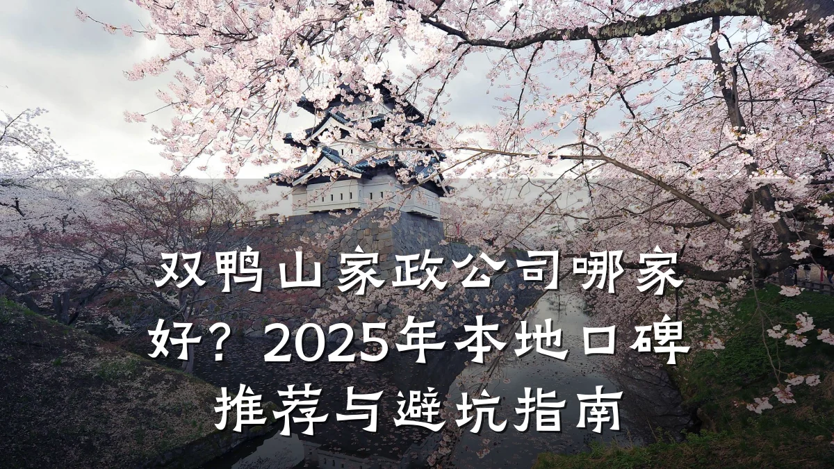 双鸭山家政公司哪家好?2025年本地口碑推荐与避坑指南