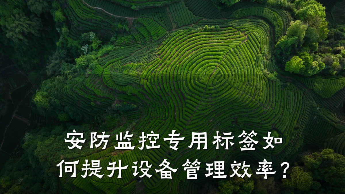 安防监控专用标签如何提升设备管理效率?
