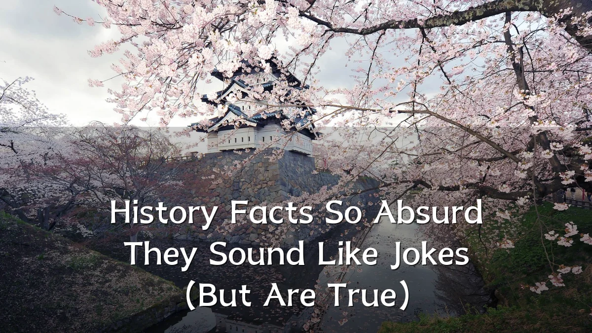 History Facts So Absurd They Sound Like Jokes (But Are True)