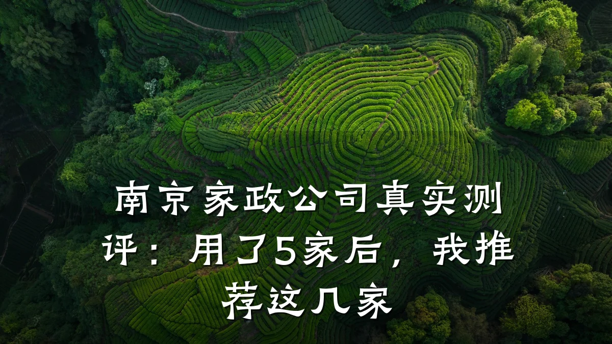 南京家政公司真实测评:用了5家后,我推荐这几家