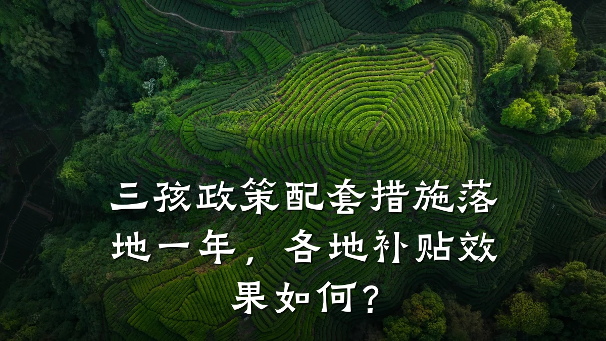 三孩政策配套措施落地一年，各地补贴效果如何？