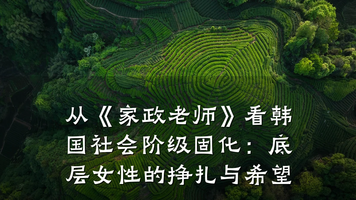 从《家政老师》看韩国社会阶级固化:底层女性的挣扎与希望