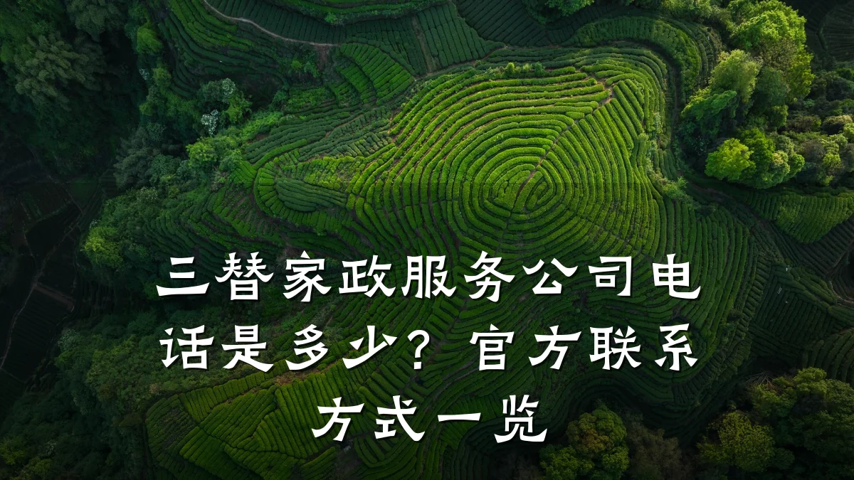 三替家政服务公司电话是多少?官方联系方式一览
