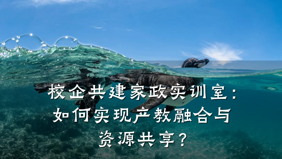 校企共建家政实训室:如何实现产教融合与资源共享?