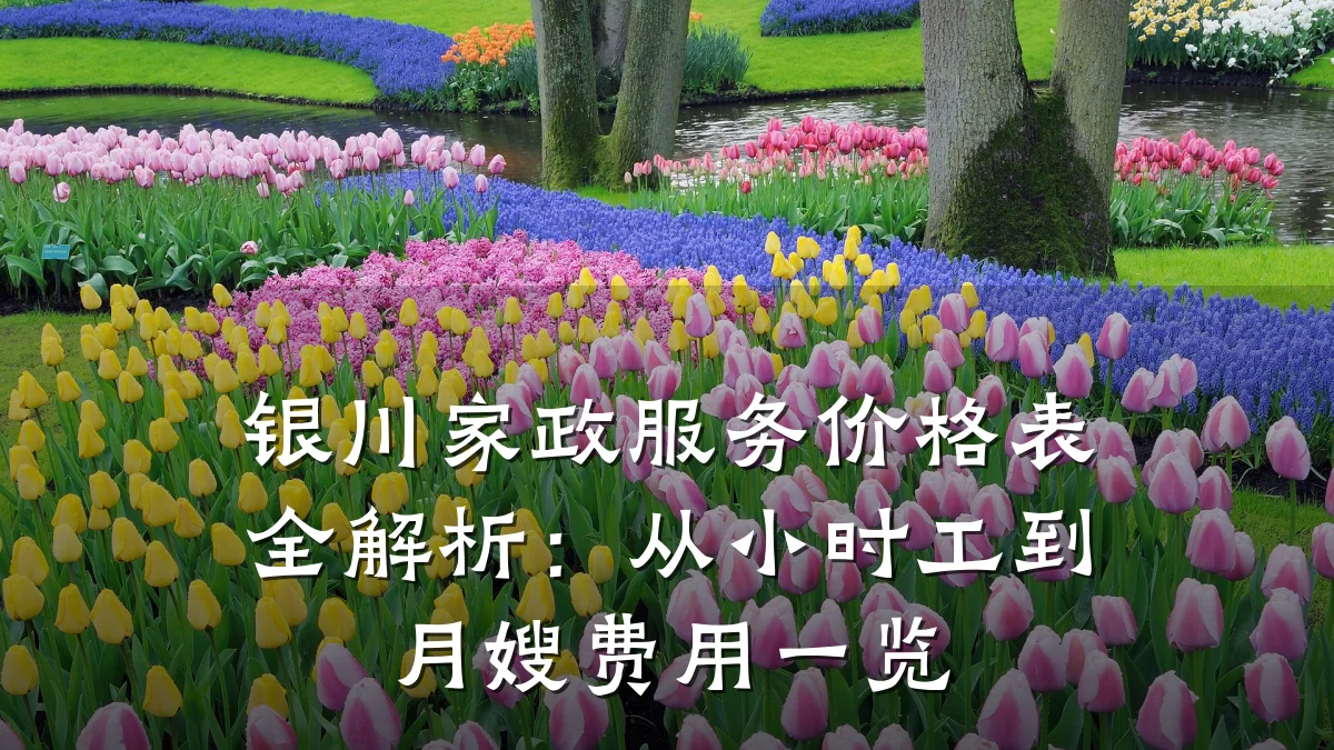 银川家政服务价格表全解析:从小时工到月嫂费用一览