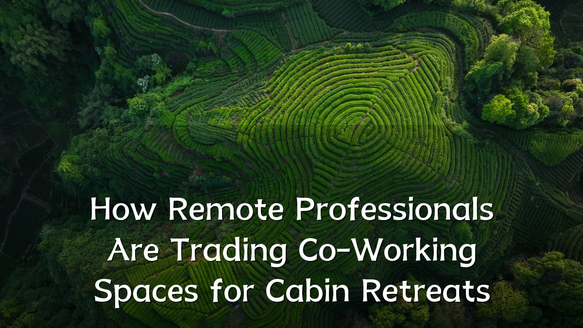 How Remote Professionals Are Trading Co-Working Spaces for Cabin Retreats
