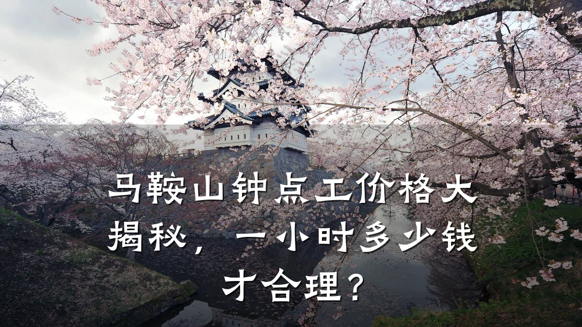 马鞍山钟点工价格大揭秘，一小时多少钱才合理？