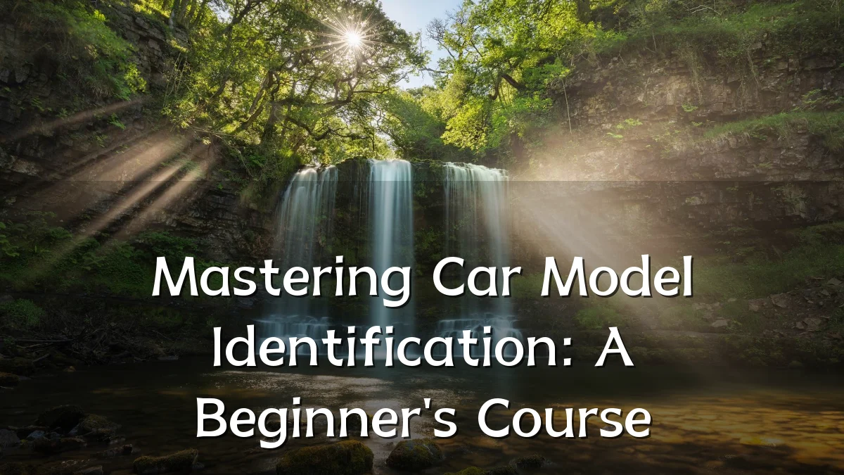 Mastering Car Model Identification: A Beginner's Course