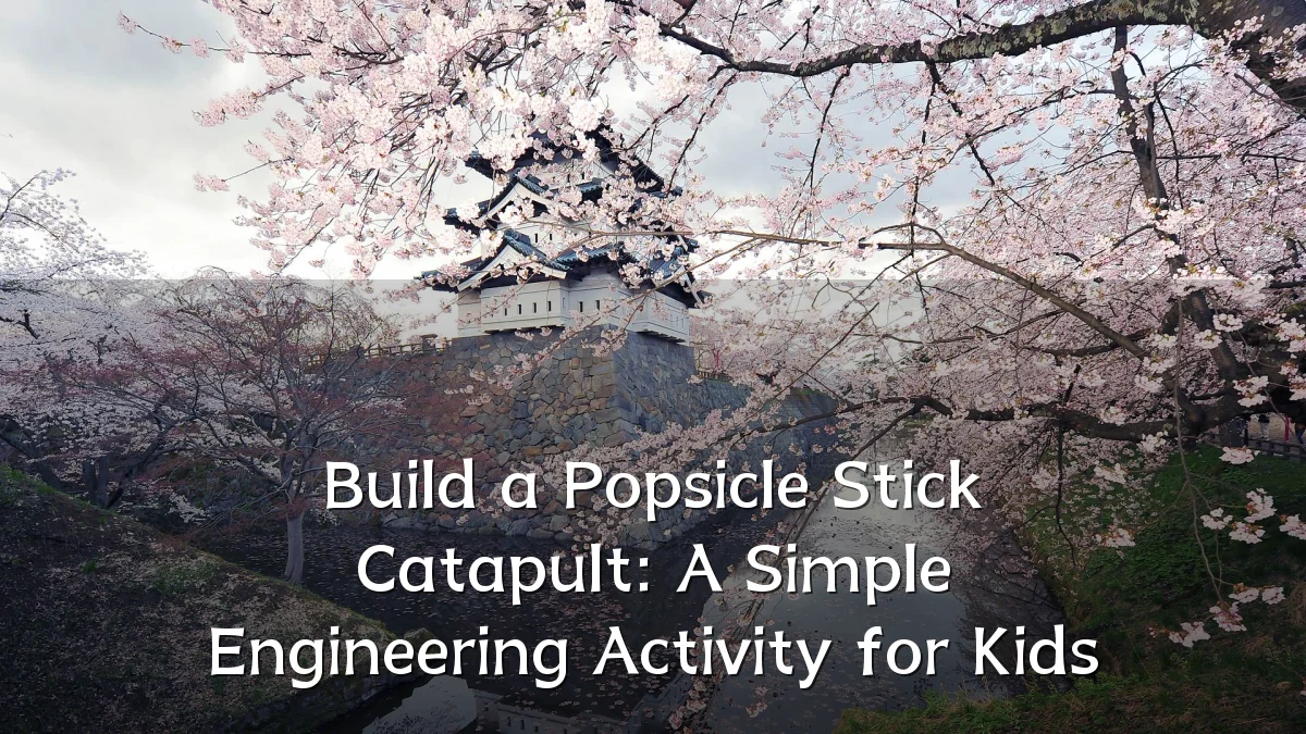 Build a Popsicle Stick Catapult: A Simple Engineering Activity for Kids