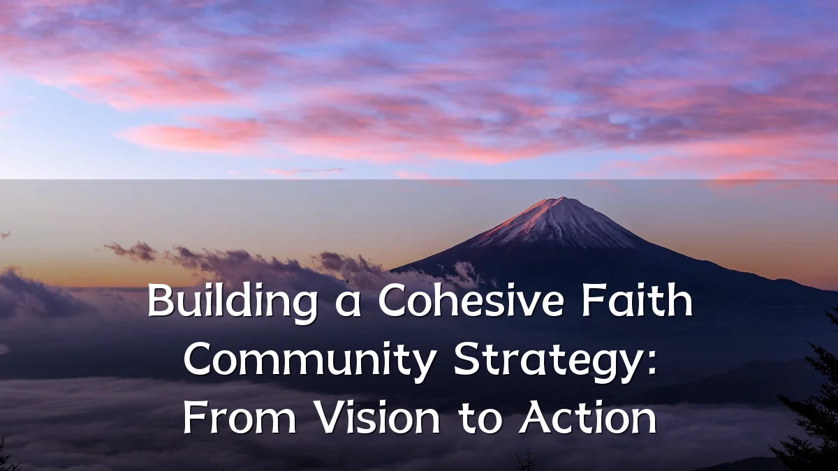 Building a Cohesive Faith Community Strategy: From Vision to Action