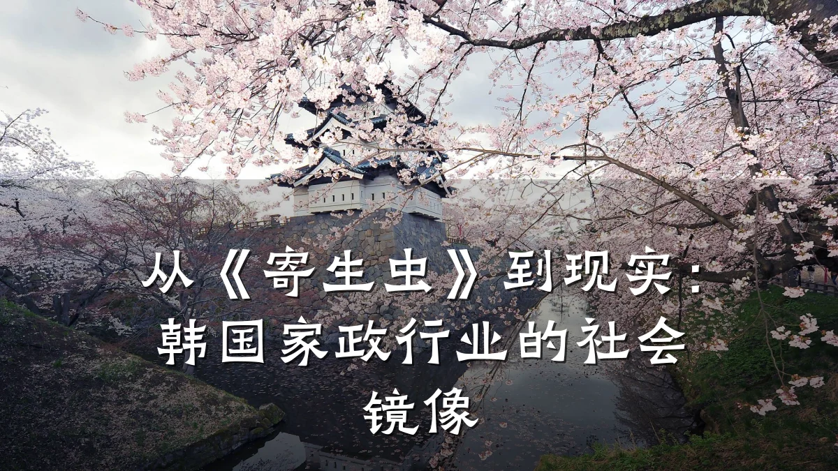 从《寄生虫》到现实:韩国家政行业的社会镜像