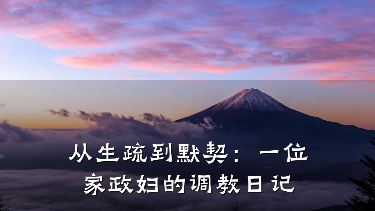 从生疏到默契:一位家政妇的调教日记