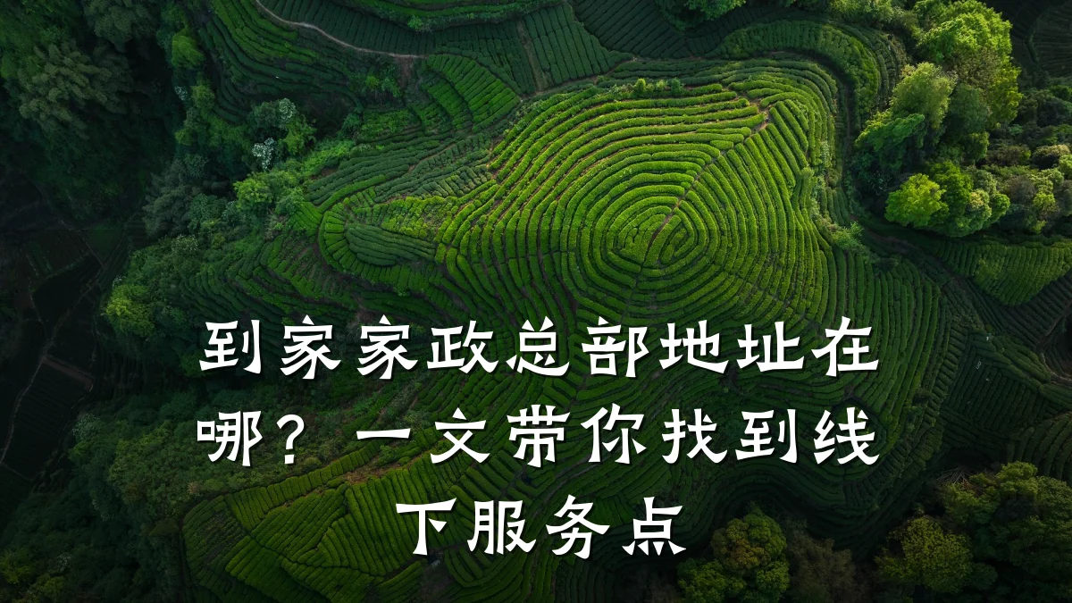 到家家政总部地址在哪？一文带你找到线下服务点