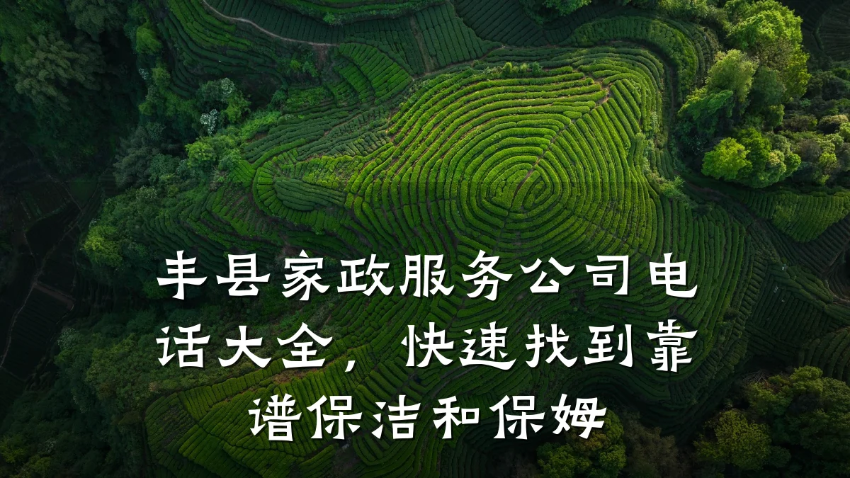 丰县家政服务公司电话大全,快速找到靠谱保洁和保姆