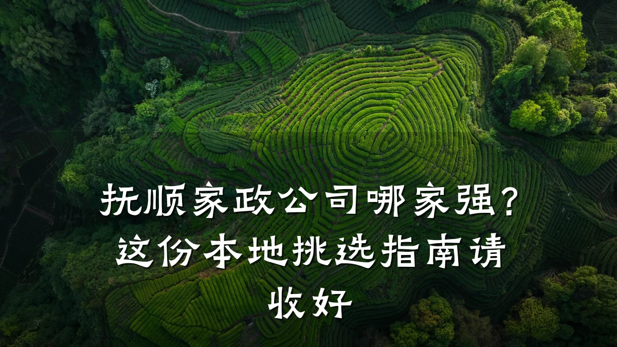 抚顺家政公司哪家强?这份本地挑选指南请收好