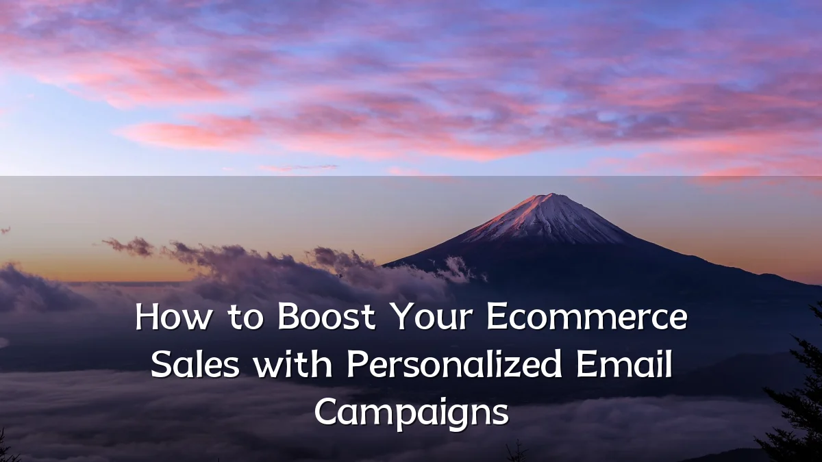 How to Boost Your Ecommerce Sales with Personalized Email Campaigns