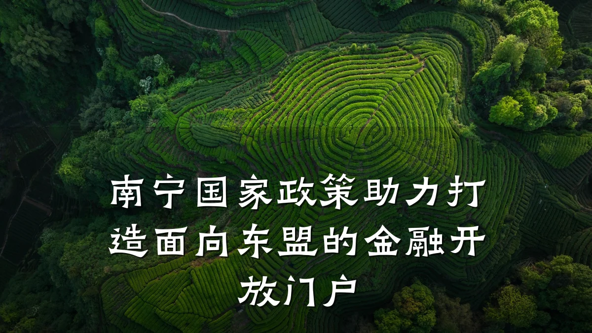 南宁国家政策助力打造面向东盟的金融开放门户