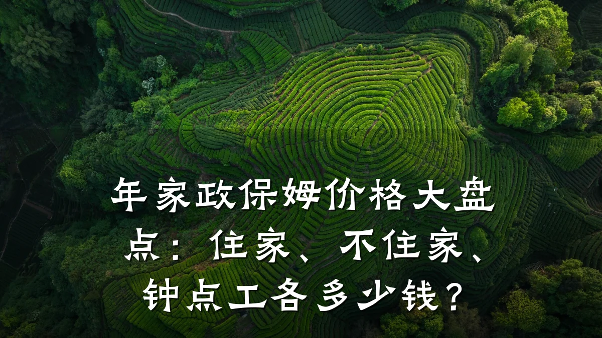 年家政保姆价格大盘点:住家、不住家、钟点工各多少钱?