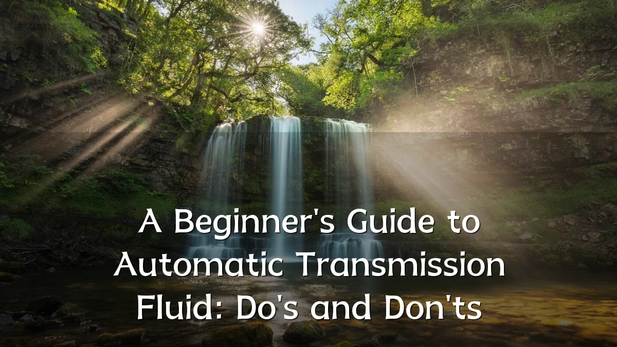 A Beginner's Guide to Automatic Transmission Fluid: Do's and Don'ts